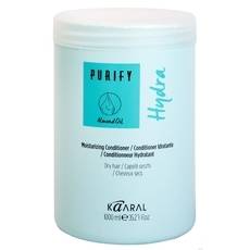 Увлажняющий кондиционер с маслом миндаля и экстрактом риса Kaaral Purify Hydra, 1000 мл
